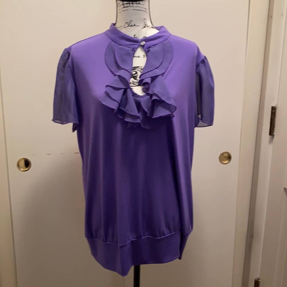 Lane Bryant purple top sz 18/20